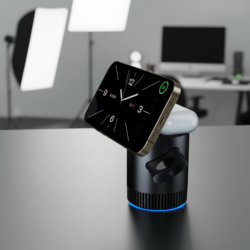 3-in-1 Magnetic Charging Station – Clean & Cable-Free