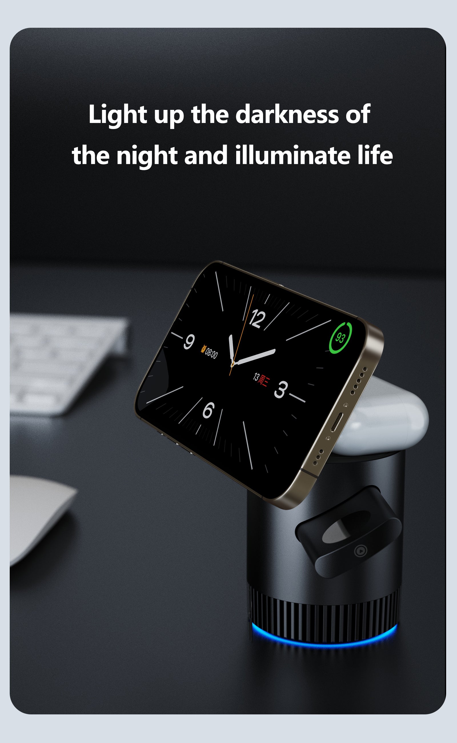 3-in-1 Magnetic Charging Station – Clean & Cable-Free