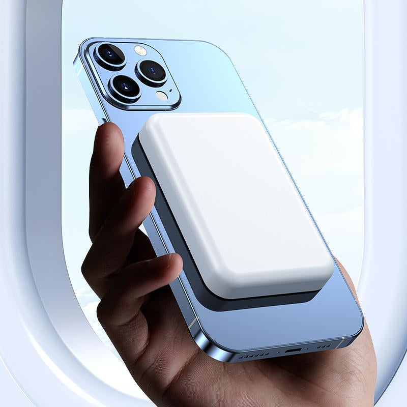 5000Mah Magnetic Power Bank, Wireless Portable Charger, Fast Charging Magsafe Battery Pack for Iphone 17/16/15/14/13/12/Plus/Pro Max, Compact Device