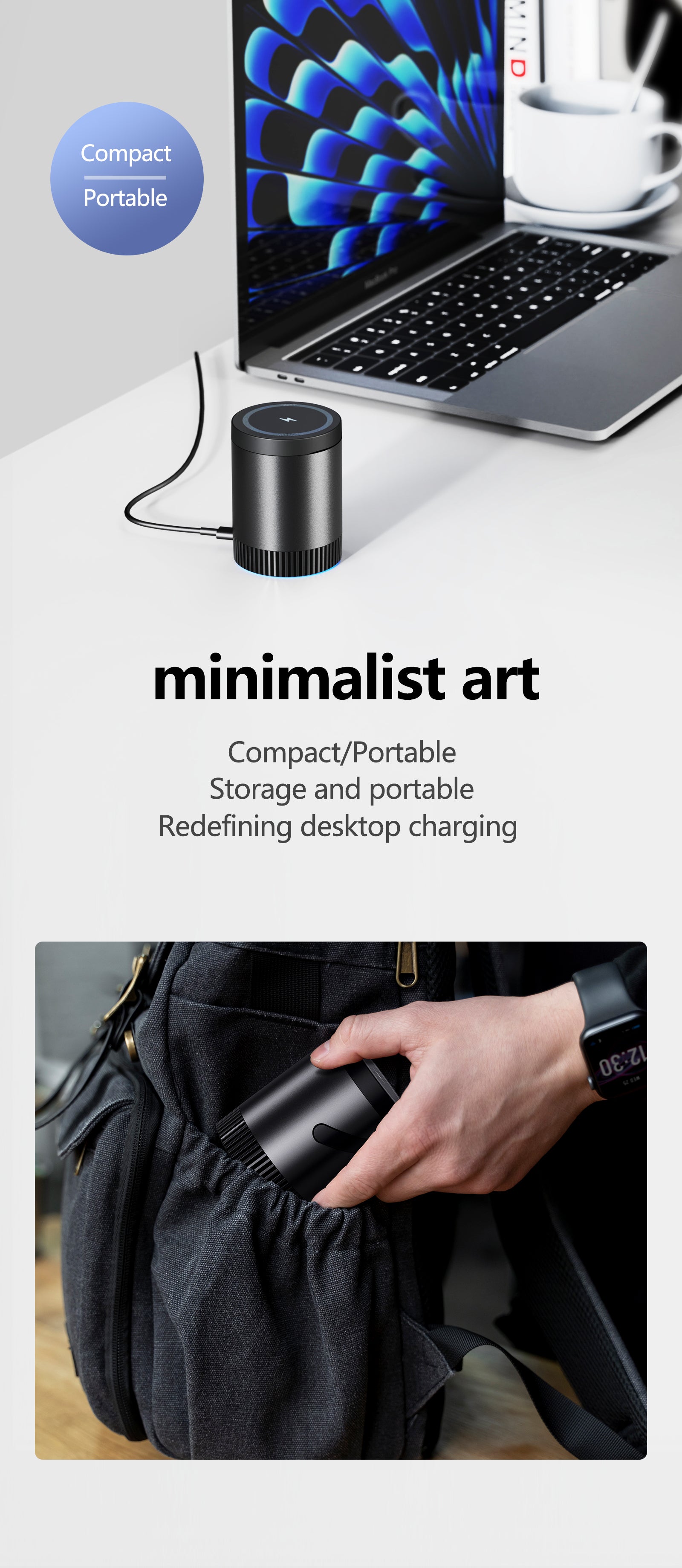 3-in-1 Magnetic Charging Station – Clean & Cable-Free