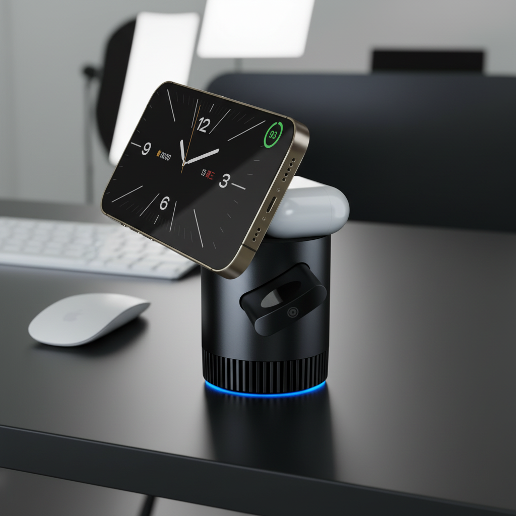 3-in-1 Magnetic Charging Station – Clean & Cable-Free